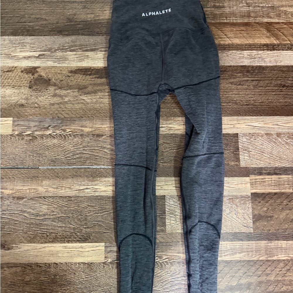 Alphalete Charcoal Seamless High-Rise Leggings
